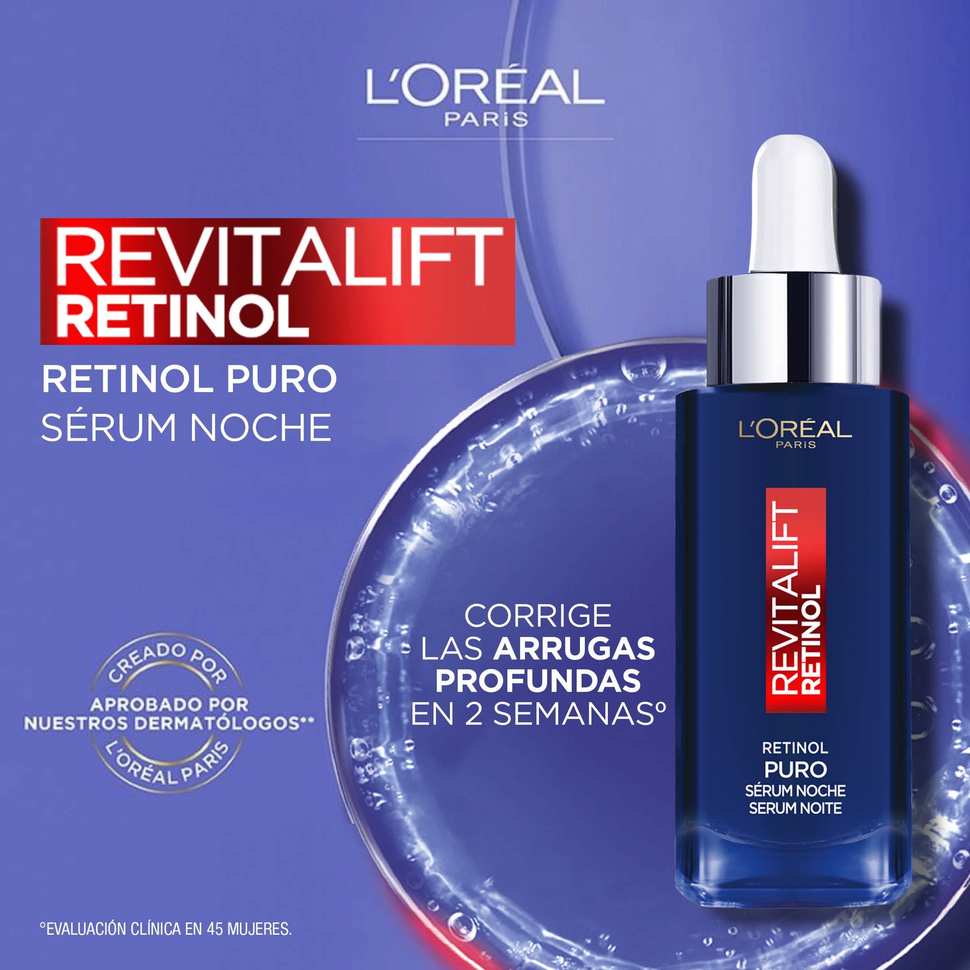 Retinol L’Oreal Revitalift sérum de noche